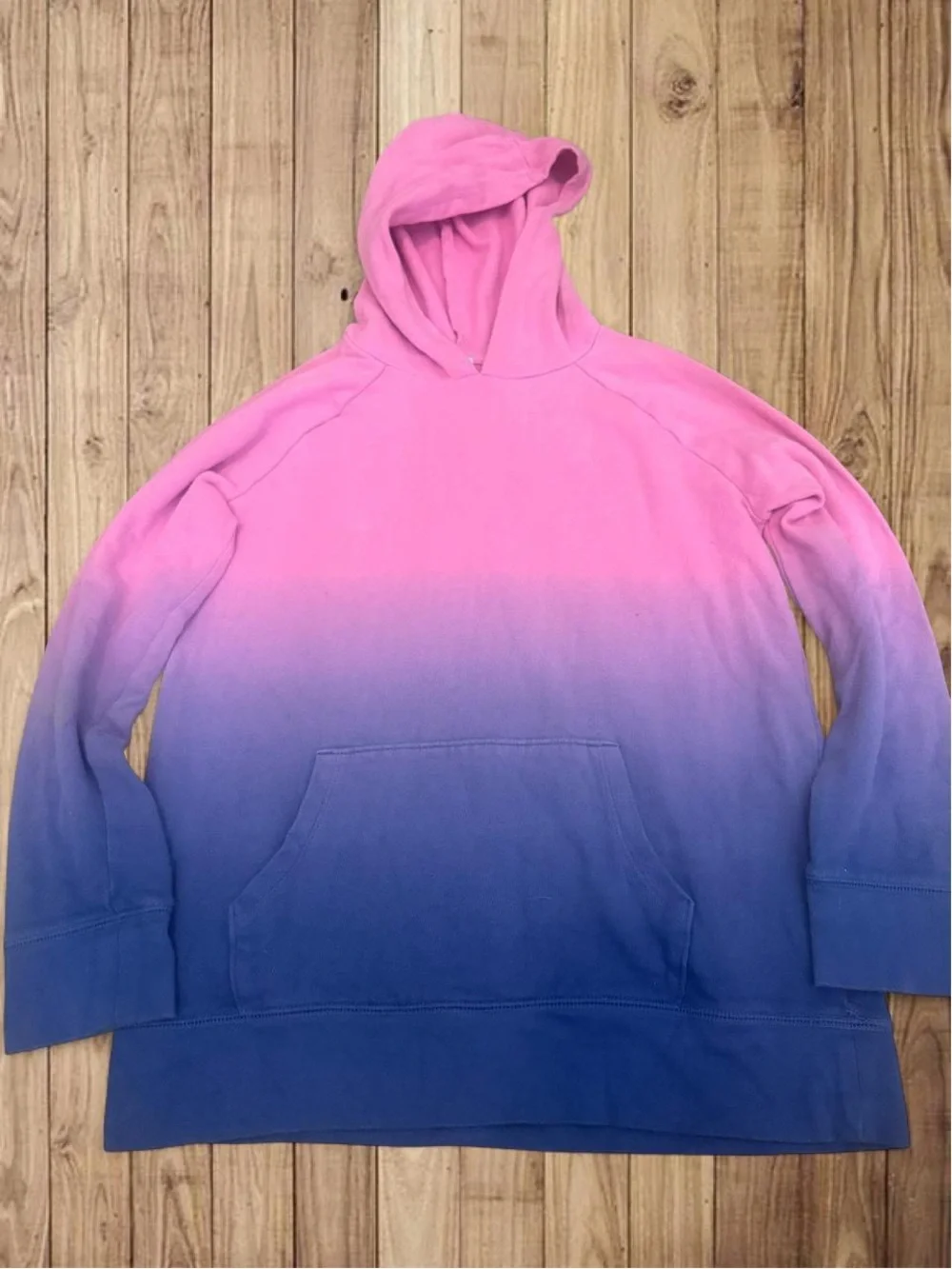 ombré hoodie